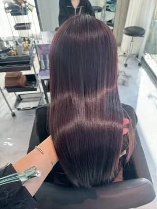 ロング カラー &Co所属・篠田 奈穂のヘアスタイル