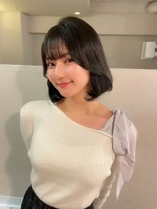 ミディアム カラー 💐宮坂 歩💐のヘアスタイル