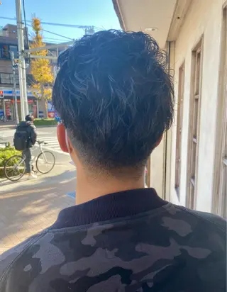 ショート パーマ メンズ 森 早希絵のヘアスタイル