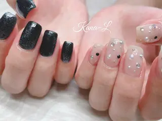 カラー ネイル 芦辺 香奈のネイルデザイン