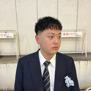 パーマ メンズ STUG’S 上野御徒町/前田桃果のヘアスタイル