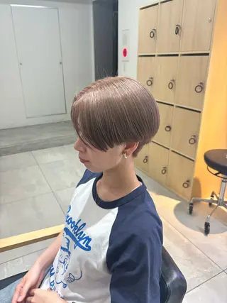 ロング カラー ヘアアレンジ ベージュ/グレージュ 🧸あやか/表参道のヘアスタイル