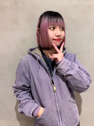 ショート カラー 顔まわり/暖色 可愛い特化🎀ゆうなのヘアスタイル