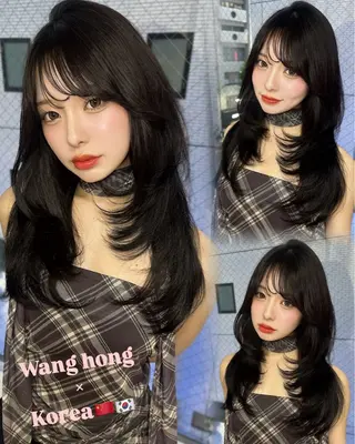 ロング カラー 渋谷韓国ヘア🇰🇷 SAYAKA🩶ᩚのヘアスタイル