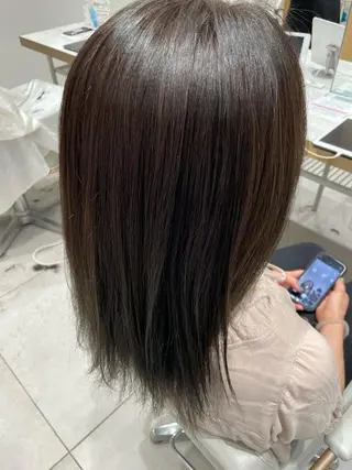 カラー 顔周り/透明感カラー /韓国ヘア/TAKUのヘアスタイル