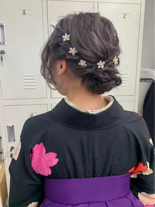 ミディアム ヘアアレンジ 架空〜KAQU〜所属・【clan】 NOGAMIのヘアスタイル