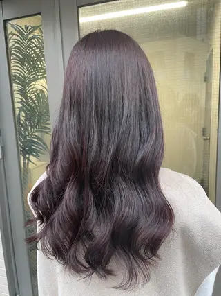 セミロング カラー D.I.E.V.A hair 池袋東口所属・杉浦千智💗アイドル 大好き美容師💗のヘアスタイル