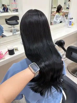 ミディアム カラー ヘアアレンジ 💟RINNA 艶カラー💟のヘアスタイル