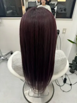 セミロング カラー cue所属・石和茉由香/カラー /パーマ/縮毛矯正のヘアスタイル