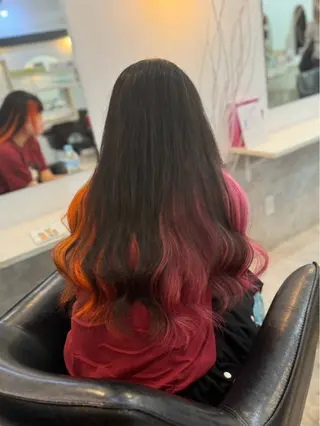 カラー ︎🌟YUYA/複雑 履歴/デザインカラーのヘアスタイル