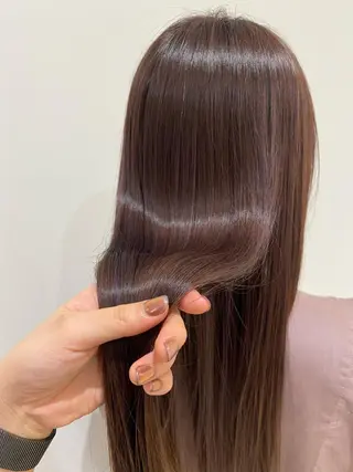 ロング カラー ヘアアレンジ 美髪矯正/ 伊藤 更のヘアスタイル