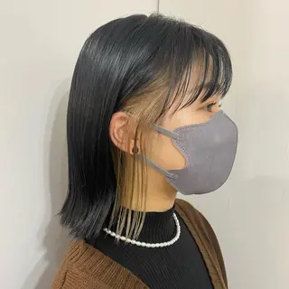 ミディアム カラー 🪭risa 暖色/レイヤー🪭のヘアスタイル