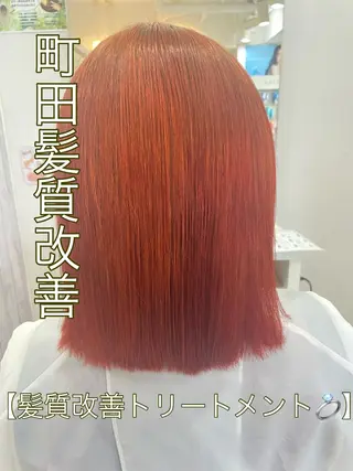 セミロング 【髪質改善カラー】 瀧田嵐士🇰🇷のヘアスタイル