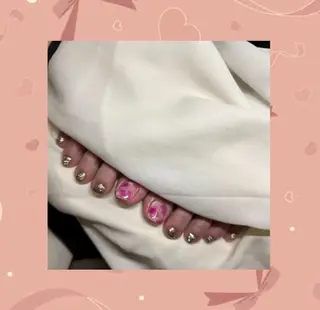 ネイル Rion/ガーリー/ オタ活ネイルʚ🎀ɞのネイルデザイン