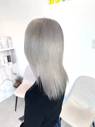 ミディアム カラー 加藤 佑二のヘアスタイル