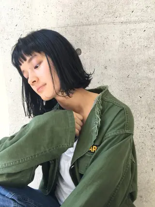 ミディアム ☘️ボブ、レイヤー お任せを♪☘️宇梶のヘアスタイル