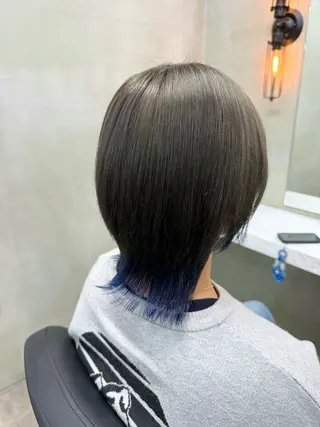 ミディアム カラー 木村 智美のヘアスタイル