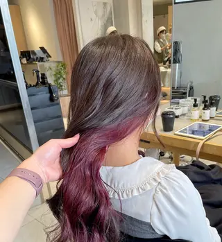 ロング カラー ヘアアレンジ 艶髪/レイヤーカット 🐣misakiのヘアスタイル