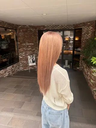 ロング ショート 顔周りレイヤー/マオのヘアスタイル