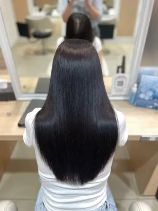 ロング カラー ✩𝐴𝑠ℎ 中目黒 浦野 遥‎✩*｡のヘアスタイル