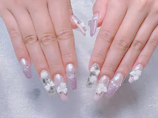 ネイル 🐳彩羽チップ 長さだし専門🐳のネイルデザイン