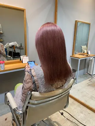 ロング F-card所属・shiga mariaのヘアスタイル