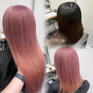 ロング カラー RIO🩶NEXT/ エクステ/ハイトーンのヘアスタイル