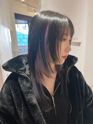 ロング カラー 🍀ナガヤマ ヒデアキ🍀のヘアスタイル