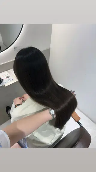 ミディアム カラー 飯田橋No.1髪質 改善縮毛矯正/ユキナのヘアスタイル