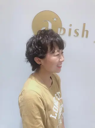 ショート ❤️パーマ美容師✂︎ 井口美緒のヘアスタイル
