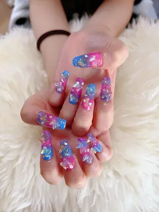 ロング 💜MIYA nail川崎店のネイルデザイン