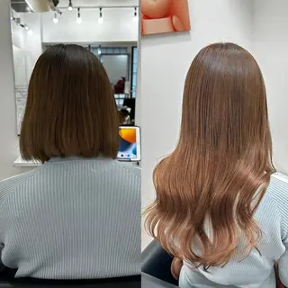 ロング カラー SEDEAL所属・ハイトーン/エクステ 韓国風/y2kカイラのヘアスタイル