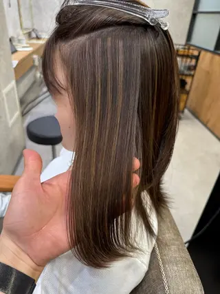 セミロング 髪質改善/縮毛矯正 /メンズ/佐澤りょうのヘアスタイル