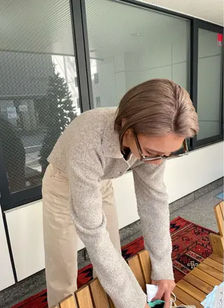 ショート カラー 渋谷 留菜のヘアスタイル