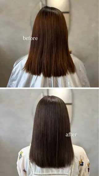 セミロング 野並 令弥のヘアスタイル