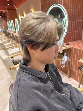 ミディアム アキト🌙 メンズ特化🔥のヘアスタイル