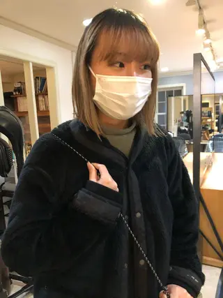 ミディアム カラー NOUN所属・eri kinjoのヘアスタイル