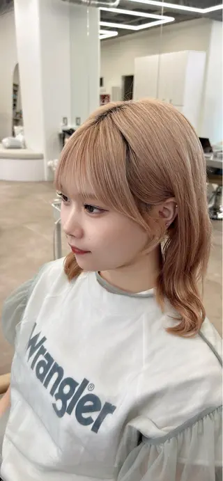 ミディアム 透明感カラー/cut モデル募集🪡ハルカのヘアスタイル