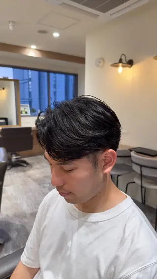 パーマ 【メンズパーマ】比嘉 啓人のヘアスタイル