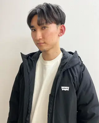 ショート カラー パーマ ヘアアレンジ メンズ 【池袋/スパイキー ショート】ⓝⓘⓜⓤのヘアスタイル