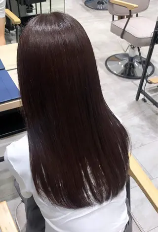 ロング カラー 中嶋 佳穂のヘアスタイル