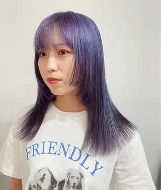 セミロング カラー GO TODAY 原宿Liber店所属・senmyo naoのヘアスタイル