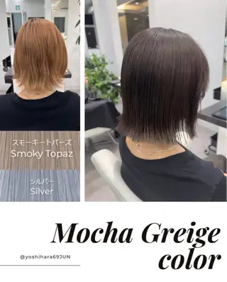 ミディアム カラー ✨大人韓国レイヤー ✨吉原 潤✨のヘアスタイル