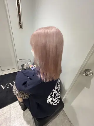 ミディアム カラー salowin梅田茶屋町suite所属・ハイトーンヘア/ 島崎　タクミのヘアスタイル