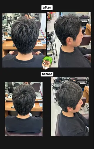 メンズ 保科 椎奈のヘアスタイル