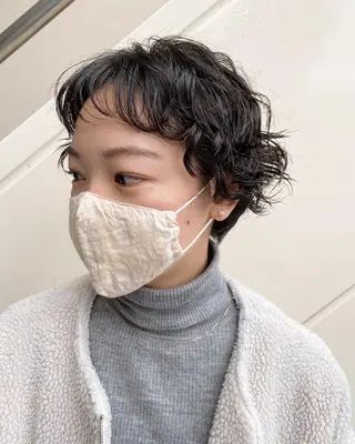 ショート パーマ driP. by HAVANA所属・パーマ / ボブ /ショート 谷口 陸のヘアスタイル