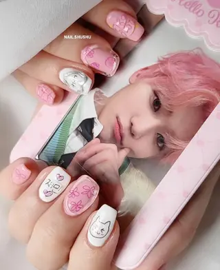 ネイル 3dパーツ/流行り 👧shushu❤️のネイルデザイン