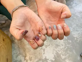 ショート 鎌田 麻梨奈のネイルデザイン