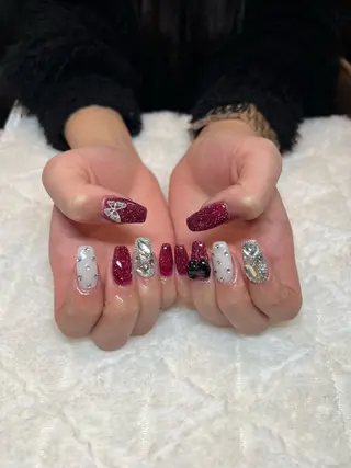 ネイル 韓国🩶Y2Kネイル 💫くれはのネイルデザイン