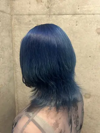 ミディアム カラー 透明感カラー/縮毛/ chino🍀のヘアスタイル